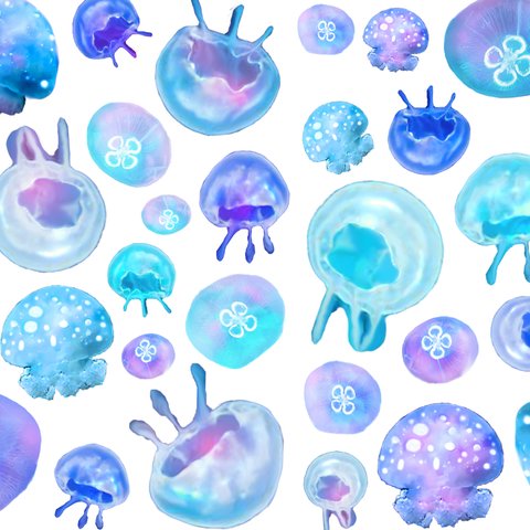 【１４】クラゲjellyfishシール