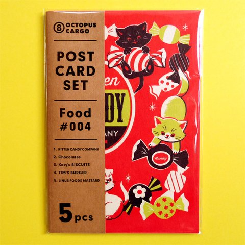 POST CARD SET / Food #004