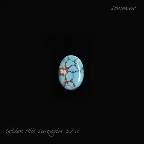 ゴールデンヒル／カザフスタンターコイズ カボション Golden Hill / Kazakhstan Turquoise  