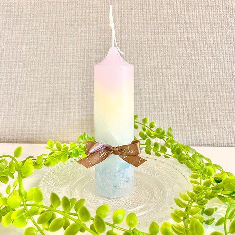 淡雪　グラデーションキャンドル🕯＊°