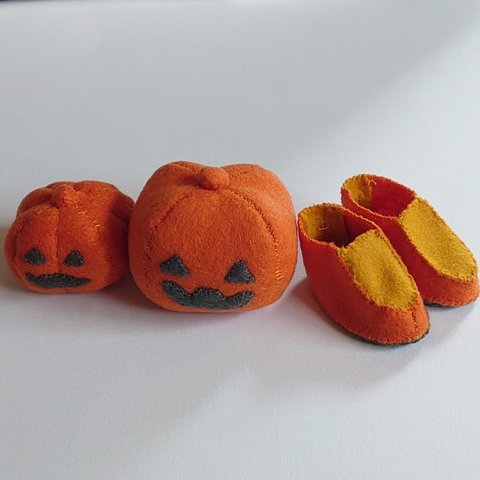 フェルトのハロウィンぬいぐるみセット