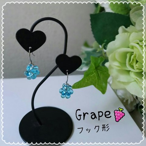 🌺grapeピアス