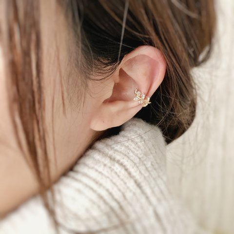 【JORIE】SHINE REAF ear cuff