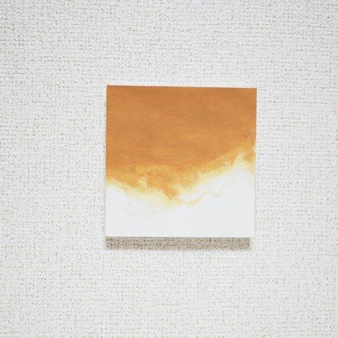 half ocher　アートパネル１０ｃｍ×１０ｃｍ