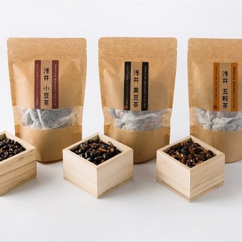近江の農家　百匠屋の3種のノンカフェイン雑穀茶セット