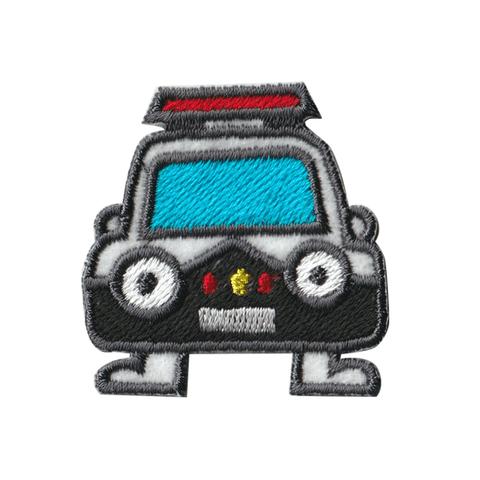 刺繡ワッペン　乗り物　働く車【パトカー】