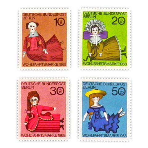 ドイツシリーズ切手（人形）Germany　DA-STE083