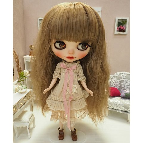 ネオブライス ウィッグ エアリーソバージュ オリーブアッシュ 10インチ/ドール Blythe