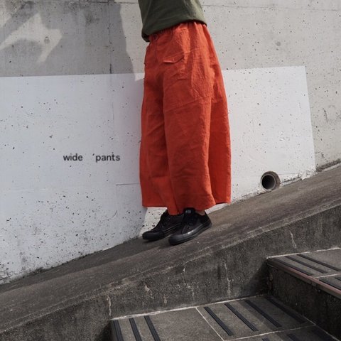 widepants  ＊朱色color