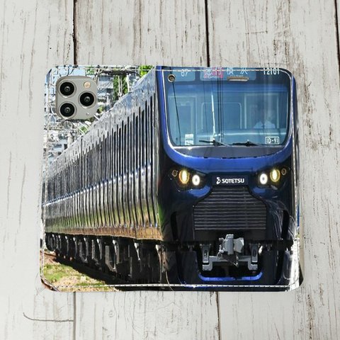 スマホケース21 期間限定 iphone 手帳型 おしゃれ 電車　アイフォン　リバティ　かわいい　絵画 iface