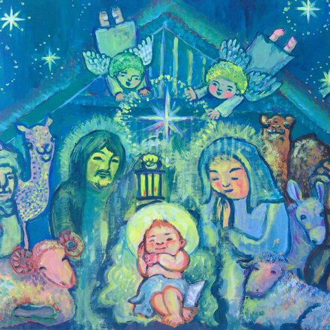 「降誕/ The Nativity 」Ａ4ポスター