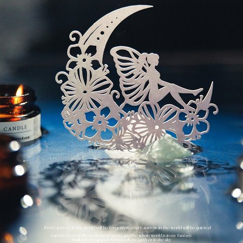 月の雫 　蝶月　天使　妖精　コラージユ素材紙  DY