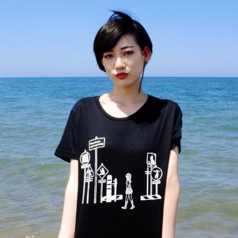 今日どこ行く？Tシャツ