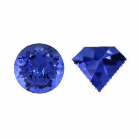 タンザナイト(tanzanite) 4mm ラウンドファセットカット