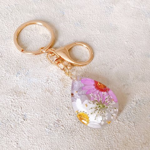 SALE♡押し花✿︎キーホルダー