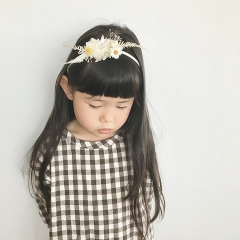 baby kids カチューシャ　little flower