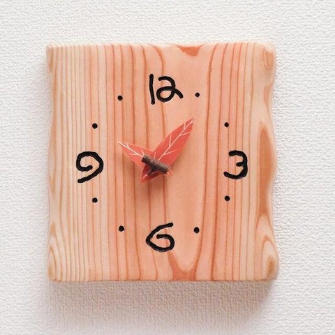 木の掛時計