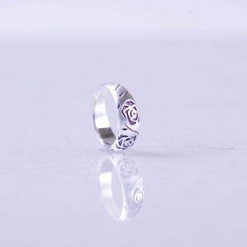 Rose ring (purple)