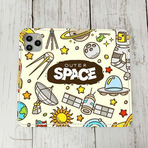 iphoneケース1 韓国 iphone 手帳型 おしゃれ 宇宙人アート　アイフォン　リバティ　かわいい　流行りiface