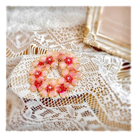 cherry blossom brooch