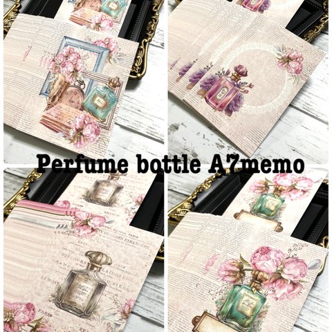 Perfume bottle A7memo  complete set