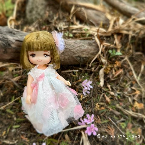 《受注制作》flower fairy dress （ピンク）