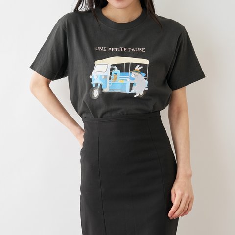 【期間限定SALE】 トゥクトゥク Tシャツ スモークブラック