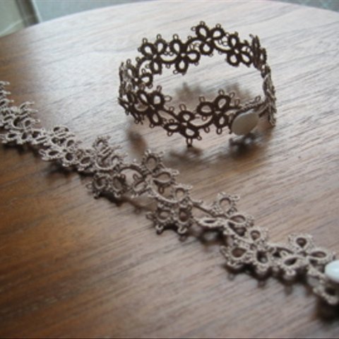 bracelet みつばモカ 18cm