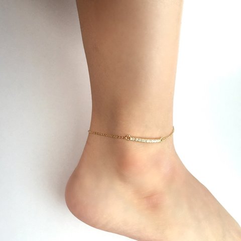 anklet/クリスタル スティック