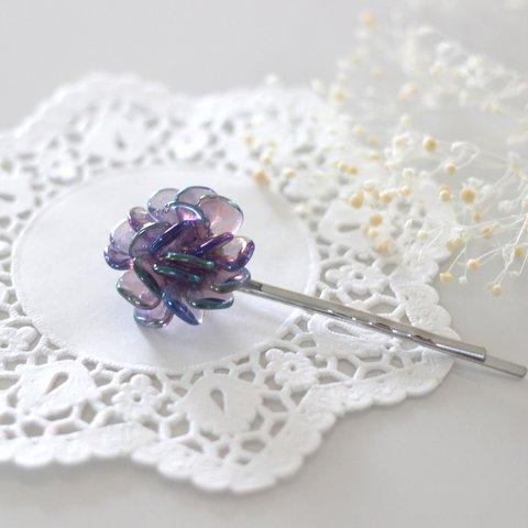 flower hairpin (violet)