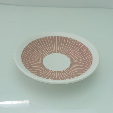 ゼブラ　プレートS   11.2cm　ピンク　小皿