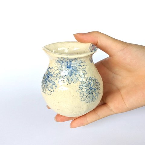 徳利　菊　オリジナル陶器