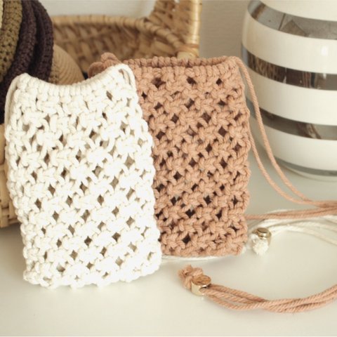 Macrame Phone Bag