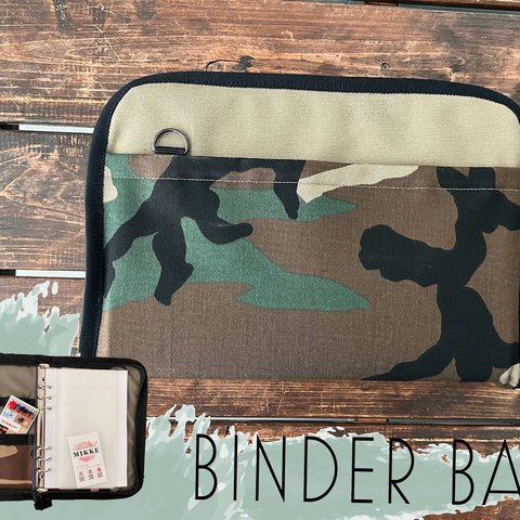 --✳︎BINDER BAG✳︎--＜迷彩＞