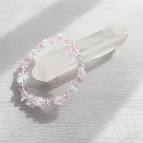 🪄🫧Simple natural bluebracelet crackcrystal