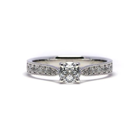 シルバー 婚約指輪 エンゲージリング SV925  モアサナイト 婚約指輪 エンゲージリング モアッサナイト プロポーズリング
