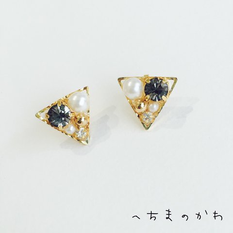 autumn triangle／イヤリングorピアス