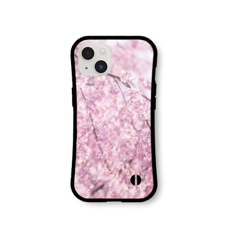 桜34  グリップケース iPhone15 iPhone14 iPhone13 iPhone12 iPhone11 iPhoneSE2  iPhoneSE3