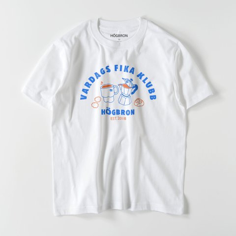 VARDAGSFIKAKLUBB blue&orange Tシャツ