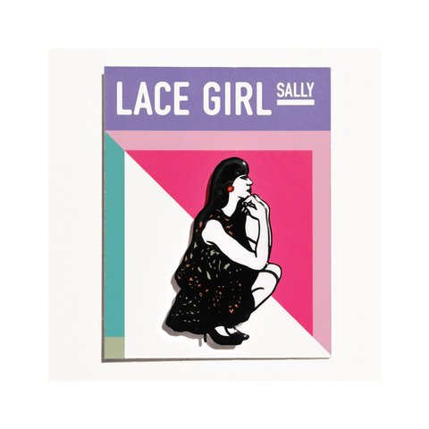 LACE GIRLブローチ