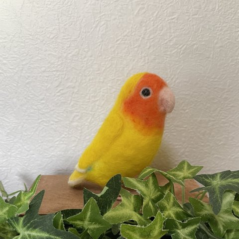 コザクラインコ 羊毛フェルト