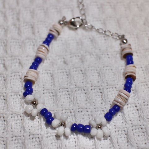 Margaret bracelet[blue × White]