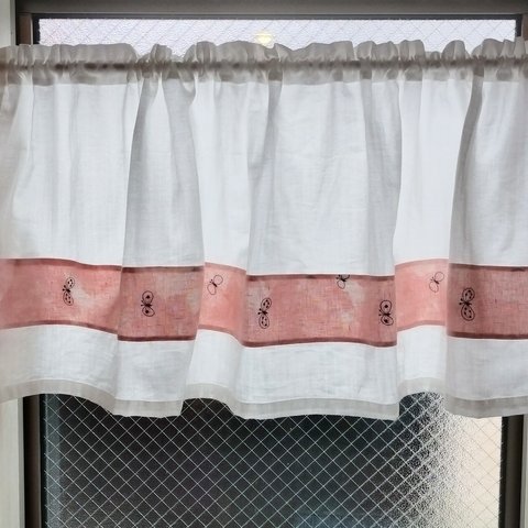 カフェカーテン(ミナペルホネン✕日本製ダブルガーゼ)