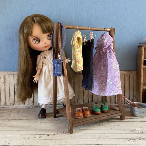 doll用折りたたみハンガーラック Mサイズ