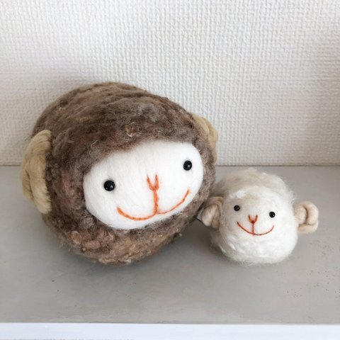 welcomelambkin ウェルカムラムキン　brown　fluffy lambkin