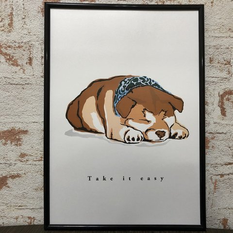 アートポスター　Take it easy