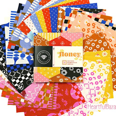 USAコットン RUBY STAR SOCIETY 42枚セット Honey 生地 布