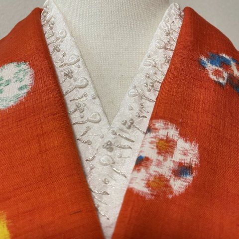 Rumi様オーダー品　正絹花畑刺繍半襟