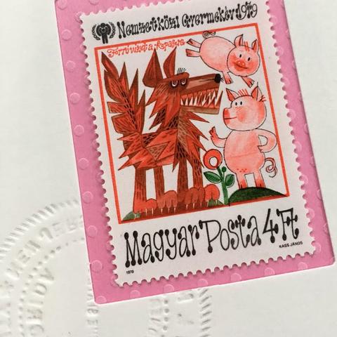 ちいさなartmuseum　hungary　stamp