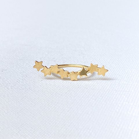 小さな星のリング【little star line ring(gd)】